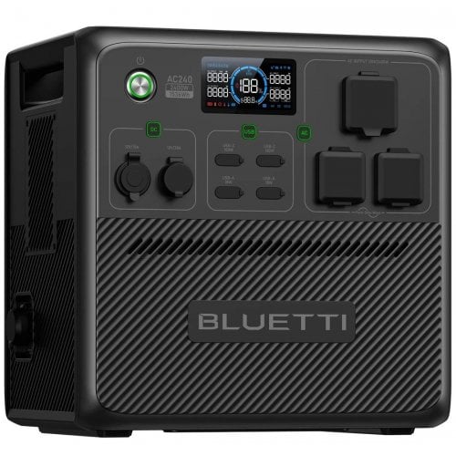 Купити Зарядна станціяЗарядна станція BLUETTI AC240 Portable Power Station 2400W 1536Wh - ціна в Києві, Львові, Вінниці, Хмельницькому, Франківську, Україні | інтернет-магазин TELEMART.UA фото