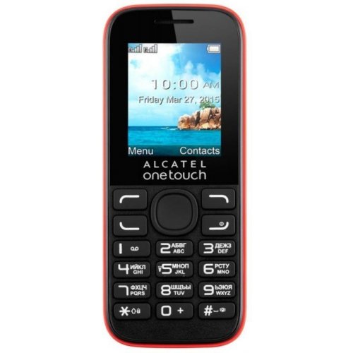 Купить Мобильный телефон Alcatel 1052D Deep Red - цена в Харькове, Киеве, Днепре, Одессе
в интернет-магазине Telemart фото