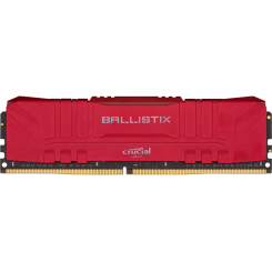 Озу Crucial DDR4 16GB 3200Mhz Ballistix Red (BL16G32C16U4R) (Восстановлено продавцом, 679507)