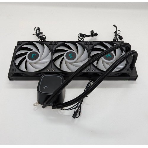 Готова сво Deepcool LE720 (R-LE720-BKAMMN-G-1) Black (Відновлено продавцем, 679515) купити з перевіркою сумісності: огляд, характеристики, ціна у Києві, Львові, Вінниці, Хмельницькому, Івано-Франківську, Україні | інтернет-магазин TELEMART.UA фото