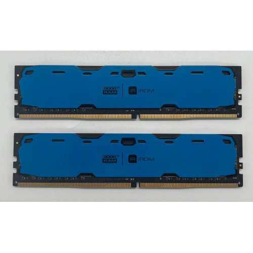 Озп GoodRAM DDR4 8GB (2x4GB) 2400Mhz IRDM Blue (IR-B2400D464L15S/8GDC) (Відновлено продавцем, 679695) купити з перевіркою сумісності: огляд, характеристики, ціна у Києві, Львові, Вінниці, Хмельницькому, Івано-Франківську, Україні | інтернет-магазин TELEMART.UA фото