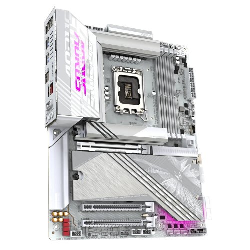 Купить Материнская плата Gigabyte Z890 AORUS ELITE X ICE (s1851, Intel Z890) с проверкой совместимости: обзор, характеристики, цена в Киеве, Днепре, Одессе, Харькове, Украине | интернет-магазин TELEMART.UA фото