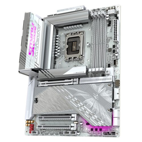 Материнська плата Gigabyte Z890 AORUS ELITE X ICE (s1851, Intel Z890) купити з перевіркою сумісності: огляд, характеристики, ціна у Києві, Львові, Вінниці, Хмельницькому, Івано-Франківську, Україні | інтернет-магазин TELEMART.UA фото