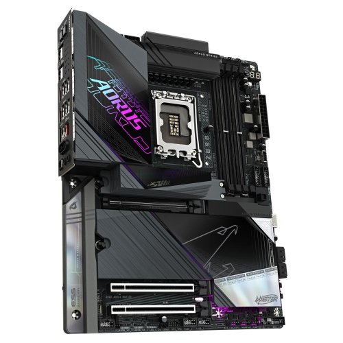 Материнська плата Gigabyte Z890 AORUS MASTER (s1851, Intel Z890) купити з перевіркою сумісності: огляд, характеристики, ціна у Києві, Львові, Вінниці, Хмельницькому, Івано-Франківську, Україні | інтернет-магазин TELEMART.UA фото