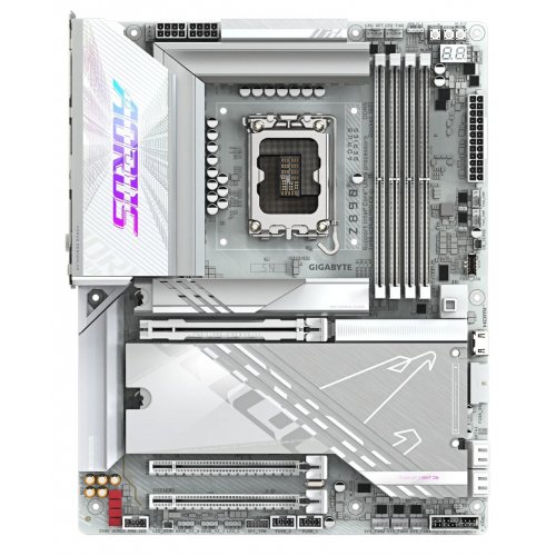 Материнська плата Gigabyte Z890 AORUS PRO ICE (s1851, Intel Z890) купити з перевіркою сумісності: огляд, характеристики, ціна у Києві, Львові, Вінниці, Хмельницькому, Івано-Франківську, Україні | інтернет-магазин TELEMART.UA фото