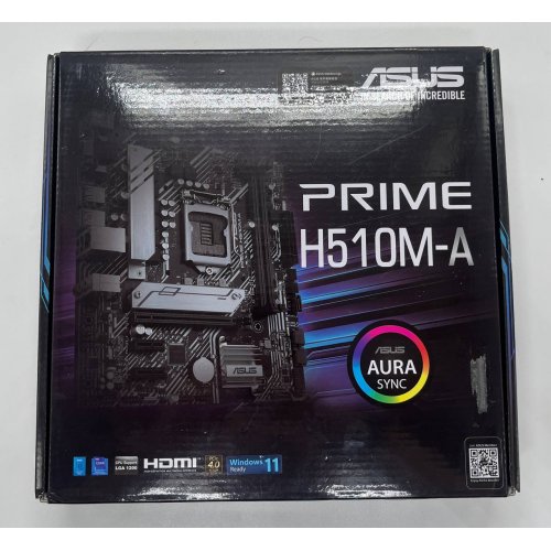 Материнська плата Asus PRIME H510M-A (s1200, Intel H510) (Відновлено продавцем, 679850) купити з перевіркою сумісності: огляд, характеристики, ціна у Києві, Львові, Вінниці, Хмельницькому, Івано-Франківську, Україні | інтернет-магазин TELEMART.UA фото