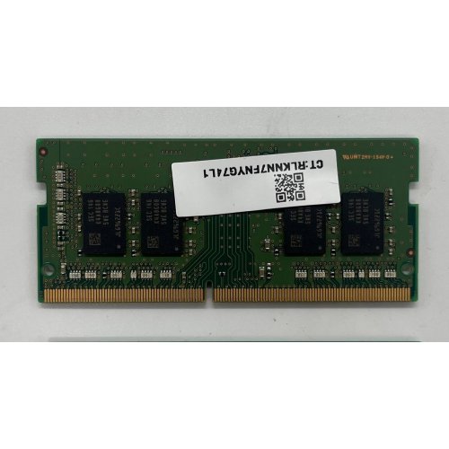 Озп Samsung SODIMM DDR4 8GB 3200Mhz (M471A1K43EB1-CWE) OEM (Відновлено продавцем, 679860) купити з перевіркою сумісності: огляд, характеристики, ціна у Києві, Львові, Вінниці, Хмельницькому, Івано-Франківську, Україні | інтернет-магазин TELEMART.UA фото