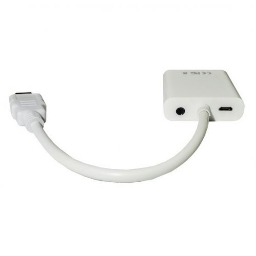 Купить Адаптер STlab HDMI to VGA 0.2m (U-990) White - цена в Харькове, Киеве, Днепре, Одессе
в интернет-магазине Telemart фото