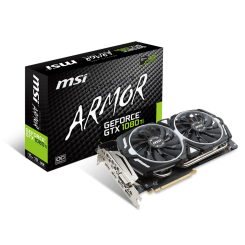 Видеокарта MSI GeForce GTX 1080 TI ARMOR 11264MB (GTX 1080 TI ARMOR 11G OC) (Восстановлено продавцом, 680537)