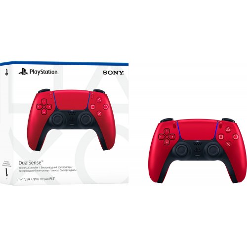 Купить Игровой манипулятор Sony DualSense for PS5 (1000040191) Volcanic Red - цена в Харькове, Киеве, Днепре, Одессе
в интернет-магазине Telemart фото