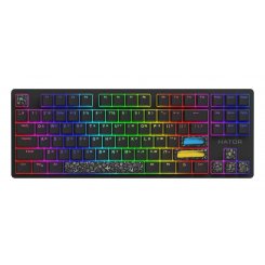 Уценка клавиатура HATOR Rockfall 2 Mecha TKL Authentic Edition (HTK-530) Black (Витринный образец, 680561)