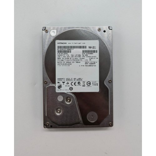 Купить Жесткий диск Hitachi Deskstar 7K1000 1TB 32MB 7200RPM 3.5" (HDS721010CLA332) (Восстановлено продавцом, 680600) с проверкой совместимости: обзор, характеристики, цена в Киеве, Днепре, Одессе, Харькове, Украине | интернет-магазин TELEMART.UA фото