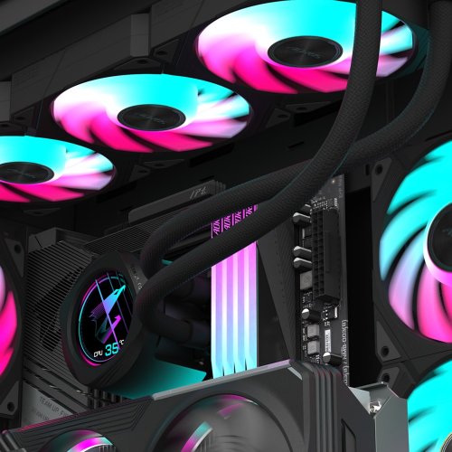 Купить Кулер для корпуса Gigabyte AORUS EZ CHAIN FAN 120 (GP-ECFAN1201) Black с проверкой совместимости: обзор, характеристики, цена в Киеве, Днепре, Одессе, Харькове, Украине | интернет-магазин TELEMART.UA фото