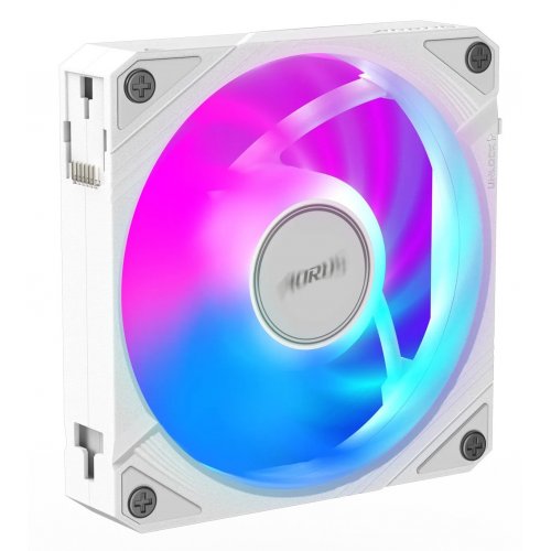 Купить Кулер для корпуса Gigabyte AORUS EZ CHAIN FAN 120 (GP-ECFAN1201 ICE) White с проверкой совместимости: обзор, характеристики, цена в Киеве, Днепре, Одессе, Харькове, Украине | интернет-магазин TELEMART.UA фото