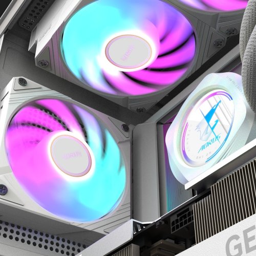 Купить Кулер для корпуса Gigabyte AORUS EZ CHAIN FAN 120 (GP-ECFAN1201 ICE) White с проверкой совместимости: обзор, характеристики, цена в Киеве, Днепре, Одессе, Харькове, Украине | интернет-магазин TELEMART.UA фото