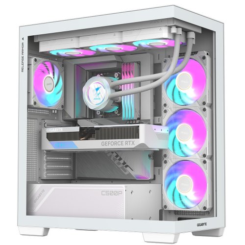 Купить Кулер для корпуса Gigabyte AORUS EZ CHAIN FAN 120 (GP-ECFAN1201 ICE) White с проверкой совместимости: обзор, характеристики, цена в Киеве, Днепре, Одессе, Харькове, Украине | интернет-магазин TELEMART.UA фото