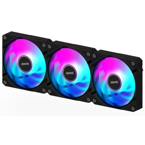 Купить Кулер для корпуса Gigabyte AORUS EZ CHAIN FAN 120 (3-Pack) (GP-ECFAN1203) Black с проверкой совместимости: обзор, характеристики, цена в Киеве, Днепре, Одессе, Харькове, Украине | интернет-магазин TELEMART.UA фото