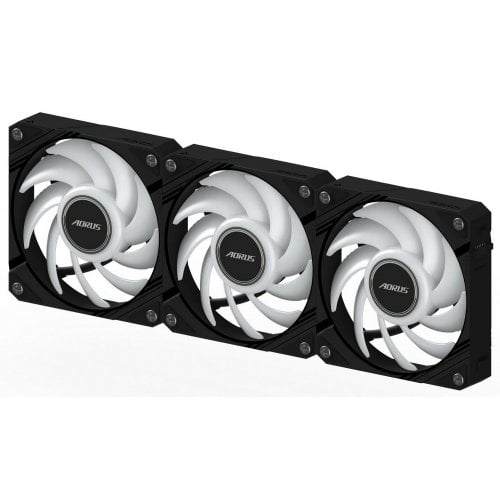 Купить Кулер для корпуса Gigabyte AORUS EZ CHAIN FAN 120 (3-Pack) (GP-ECFAN1203) Black с проверкой совместимости: обзор, характеристики, цена в Киеве, Днепре, Одессе, Харькове, Украине | интернет-магазин TELEMART.UA фото