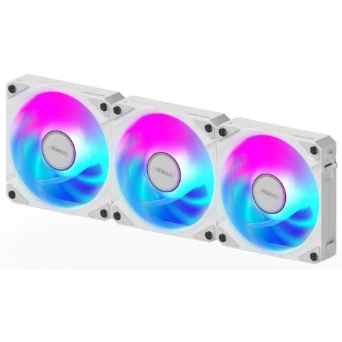 Купить Кулер для корпуса Gigabyte AORUS EZ CHAIN FAN 120 (3-Pack) (GP-ECFAN1203 ICE) White с проверкой совместимости: обзор, характеристики, цена в Киеве, Днепре, Одессе, Харькове, Украине | интернет-магазин TELEMART.UA фото