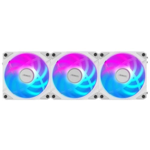 Купить Кулер для корпуса Gigabyte AORUS EZ CHAIN FAN 120 (3-Pack) (GP-ECFAN1203 ICE) White с проверкой совместимости: обзор, характеристики, цена в Киеве, Днепре, Одессе, Харькове, Украине | интернет-магазин TELEMART.UA фото