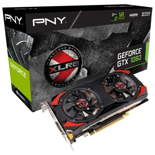 Продать Видеокарта PNY GeForce GTX 1060 XLR8 Gaming OC 6144MB (KF1060GTXXG6GEPB) по Trade-In интернет-магазине Телемарт - Киев, Днепр, Украина фото