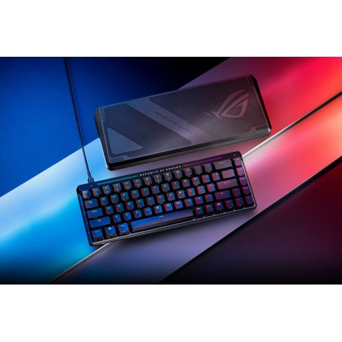 Купити Клавіатура Asus ROG Falchion Ace RGB HFX Magnetic Switches (90MP03VE-BKUA20) Black - ціна в Києві, Львові, Вінниці, Хмельницькому, Франківську, Україні | інтернет-магазин TELEMART.UA фото