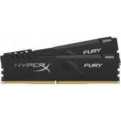 Озу HyperX DDR4 8GB (2x4GB) 2666Mhz Fury Black (HX426C16FB3K2/8) (Восстановлено продавцом, 681580)