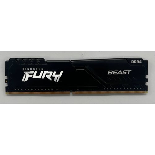 Купить Озу Kingston DDR4 8GB 3200Mhz FURY Beast Black (KF432C16BB/8) (Восстановлено продавцом, 681601) с проверкой совместимости: обзор, характеристики, цена в Киеве, Днепре, Одессе, Харькове, Украине | интернет-магазин TELEMART.UA фото