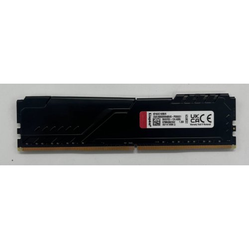 Купить Озу Kingston DDR4 8GB 3200Mhz FURY Beast Black (KF432C16BB/8) (Восстановлено продавцом, 681601) с проверкой совместимости: обзор, характеристики, цена в Киеве, Днепре, Одессе, Харькове, Украине | интернет-магазин TELEMART.UA фото