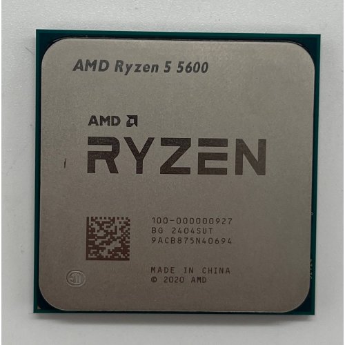 Купить Процессор AMD Ryzen 5 5600 3.5(4.4)GHz 32MB sAM4 Tray (100-000000927) (Восстановлено продавцом, 681650) с проверкой совместимости: обзор, характеристики, цена в Киеве, Днепре, Одессе, Харькове, Украине | интернет-магазин TELEMART.UA фото