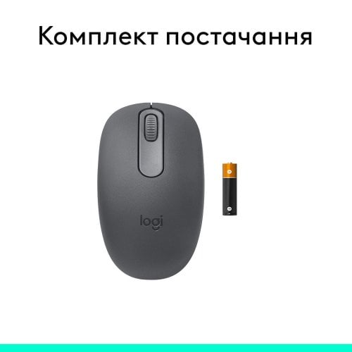 Миша Logitech M196 Bluetooth (910-007459) Graphite купити в Україні | Telemart фото