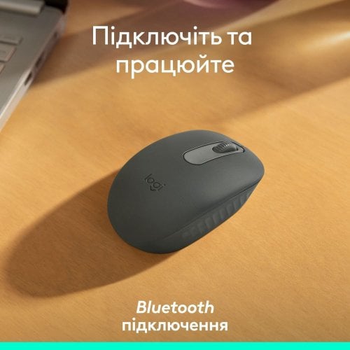 Миша Logitech M196 Bluetooth (910-007459) Graphite купити в Україні | Telemart фото