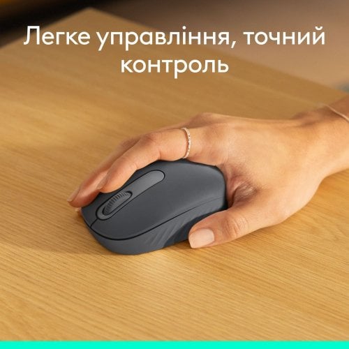 Миша Logitech M196 Bluetooth (910-007459) Graphite купити в Україні | Telemart фото