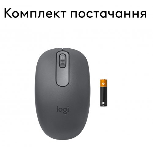 Купить Мышка Logitech M196 Bluetooth (910-007459) Graphite - цена в Харькове, Киеве, Днепре, Одессе
в интернет-магазине Telemart фото