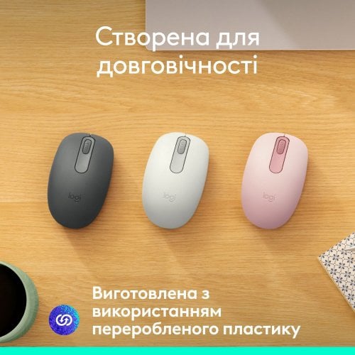 Купити Миша Logitech M196 Bluetooth (910-007459) Graphite - ціна в Києві, Львові, Вінниці, Хмельницькому, Франківську, Україні | інтернет-магазин TELEMART.UA фото