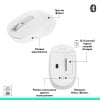 Фото Мышка Logitech M196 Bluetooth (910-007460) Off-White