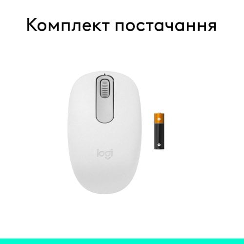 Фото Мышка Logitech M196 Bluetooth (910-007460) Off-White