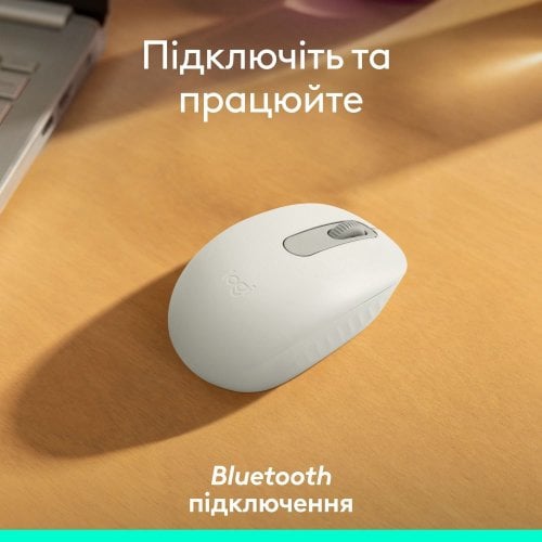 Фото Мышка Logitech M196 Bluetooth (910-007460) Off-White