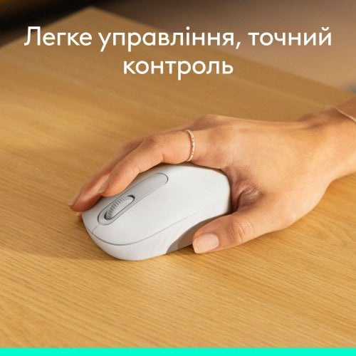 Фото Мышка Logitech M196 Bluetooth (910-007460) Off-White
