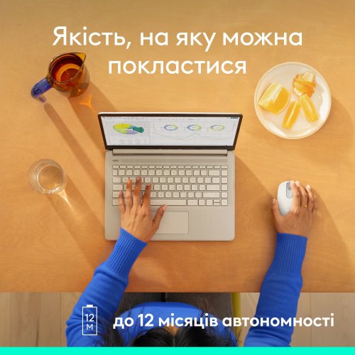 Купить Мышка Logitech M196 Bluetooth (910-007460) Off-White - цена в Харькове, Киеве, Днепре, Одессе
в интернет-магазине Telemart фото