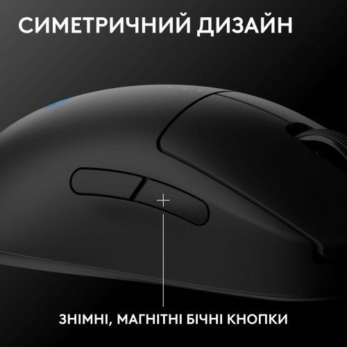 Купить Мышка Logitech Pro 2 Lightspeed Wireless (910-007295) Black - цена в Харькове, Киеве, Днепре, Одессе
в интернет-магазине Telemart фото