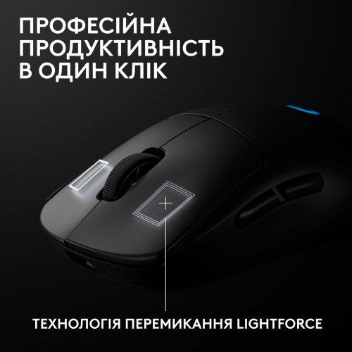 Купить Мышка Logitech Pro 2 Lightspeed Wireless (910-007295) Black - цена в Харькове, Киеве, Днепре, Одессе
в интернет-магазине Telemart фото