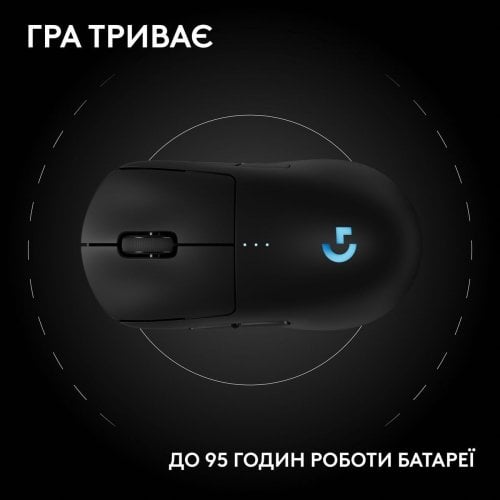 Photo Mouse Logitech Pro 2 Lightspeed Wireless (910-007295) Black