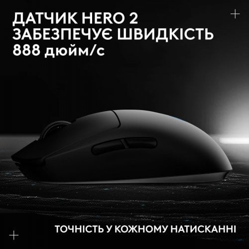 Photo Mouse Logitech Pro 2 Lightspeed Wireless (910-007295) Black
