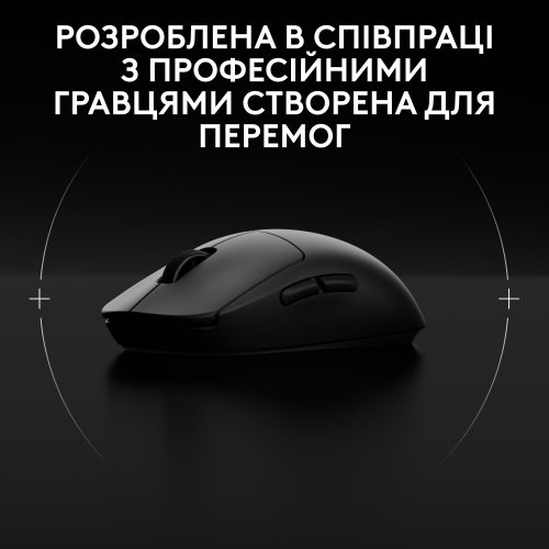 Купить Мышка Logitech Pro 2 Lightspeed Wireless (910-007295) Black - цена в Харькове, Киеве, Днепре, Одессе
в интернет-магазине Telemart фото