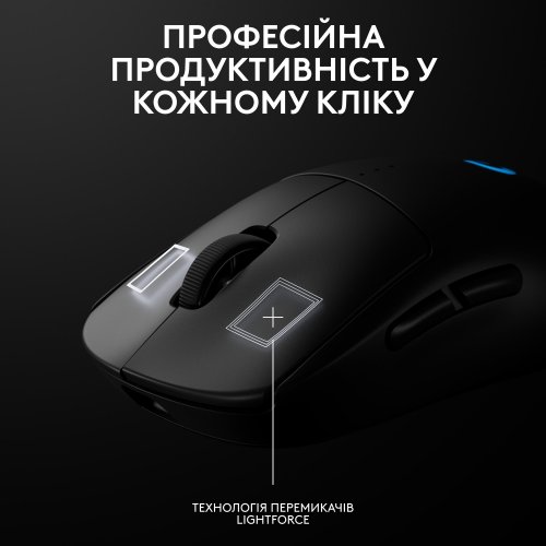 Купить Мышка Logitech Pro 2 Lightspeed Wireless (910-007295) Black - цена в Харькове, Киеве, Днепре, Одессе
в интернет-магазине Telemart фото