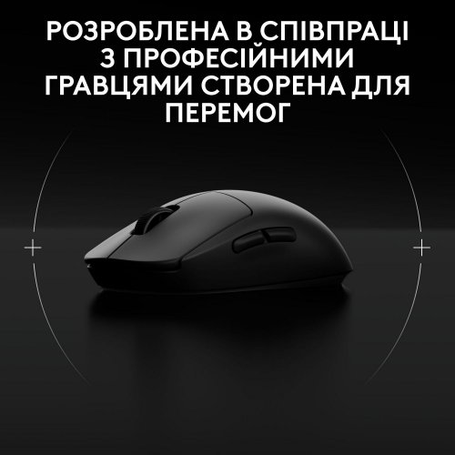 Фото Мышка Logitech Pro 2 Lightspeed Wireless (910-007295) Black