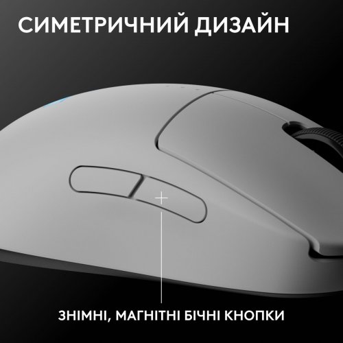 Мышка Logitech Pro 2 Lightspeed Wireless (910-007302) White купить в Украине: Киев, Днепр, Харьков, Одесса  | Низкая цена, отзывы, характеристики от TELEMART фото