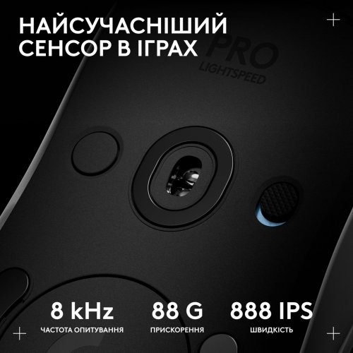 Мышка Logitech Pro 2 Lightspeed Wireless (910-007302) White купить в Украине: Киев, Днепр, Харьков, Одесса  | Низкая цена, отзывы, характеристики от TELEMART фото
