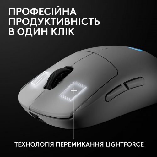 Мышка Logitech Pro 2 Lightspeed Wireless (910-007302) White купить в Украине: Киев, Днепр, Харьков, Одесса  | Низкая цена, отзывы, характеристики от TELEMART фото